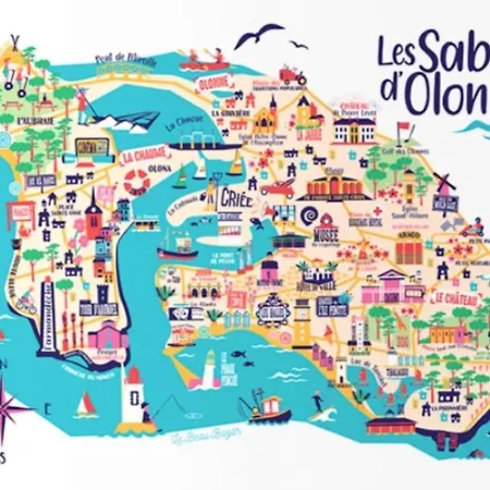 Hébergement de vacances Belle Maison De Vacances Avec Patio - Pour 6 Pers - A Deux Pas De La Grande Plage Et Du Centre Les Sables-dʼOlonne